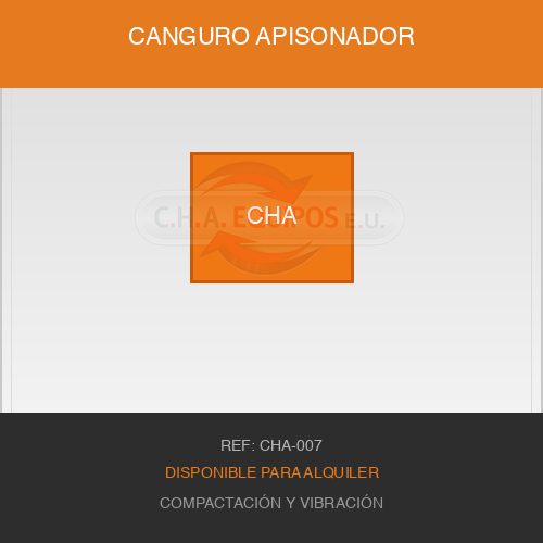 Canguro apisonador